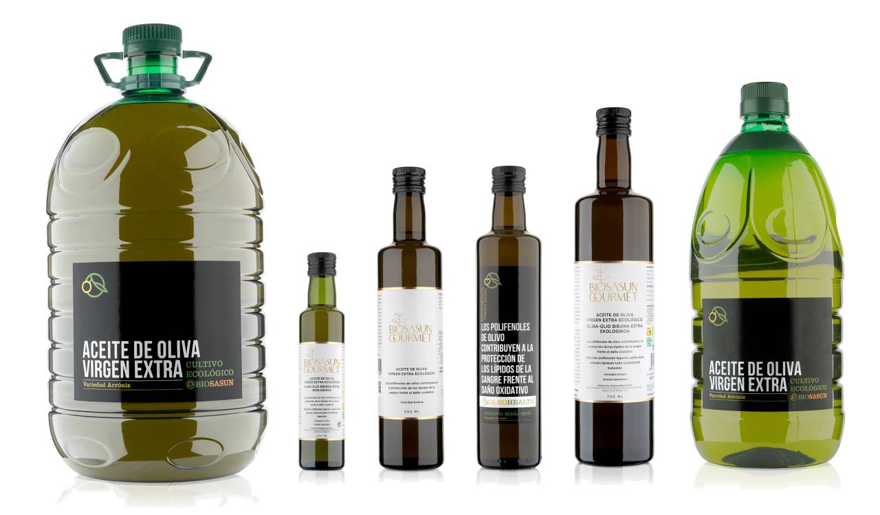 Formatos de Aceite de Oliva Virgen Extra Ecológico