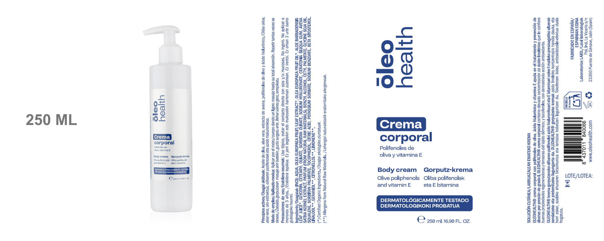 Crema Corporal 250ML